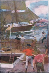 Wir gaben drei lange laute Jubelrufe